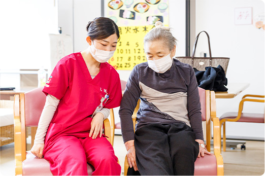 ナーシングホームしあわせプラスは医療行為にも対応しています