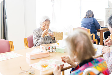 ナーシングホームしあわせPLUSにはホールもございます