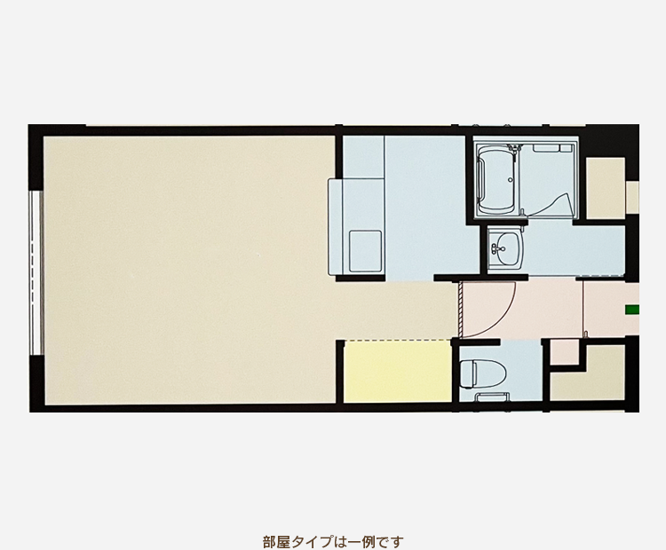 ナーシングホームしあわせプラスの1ルームのお部屋イメージ