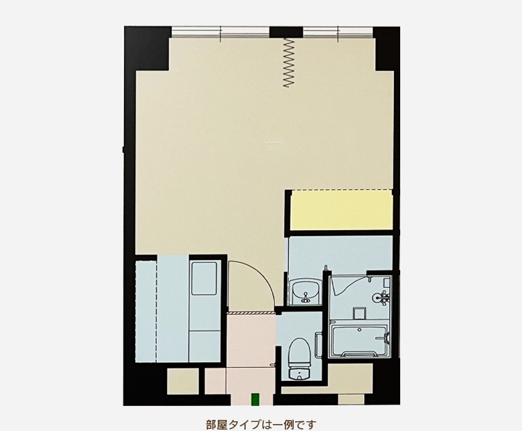 ナーシングホームしあわせプラスの1LDKのお部屋イメージ