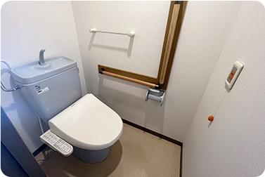 トイレも別々で嬉しい