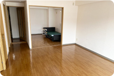 ご夫婦など複数でも暮らしやすい2LDK間取りタイプのお部屋